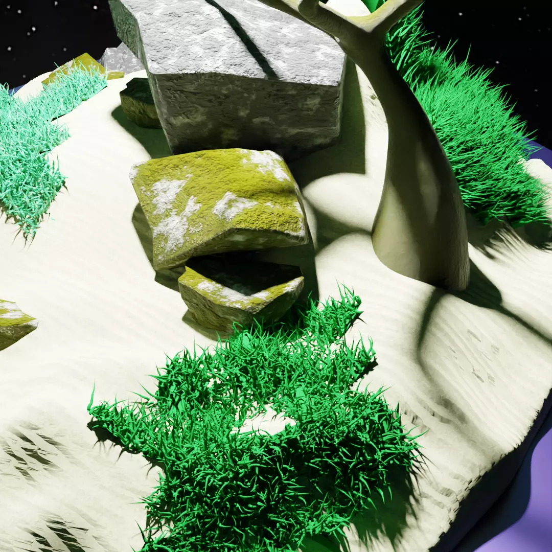 Flying Land 3D model_0