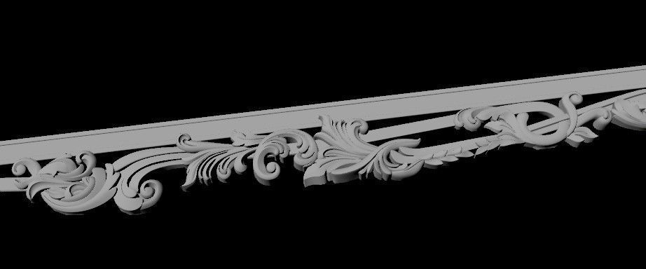 sofa High quality 3d models for processing on a cnc machine 3D model_5