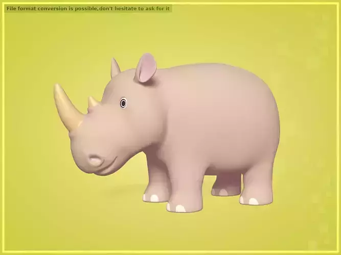  Cartoon Rhino