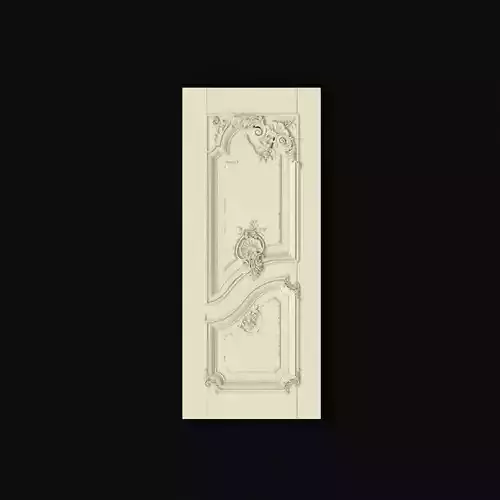 door High quality 3d models for processing on a cnc machine 
