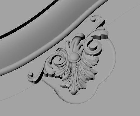 door High quality 3d models for processing on a cnc machine  3D model_6