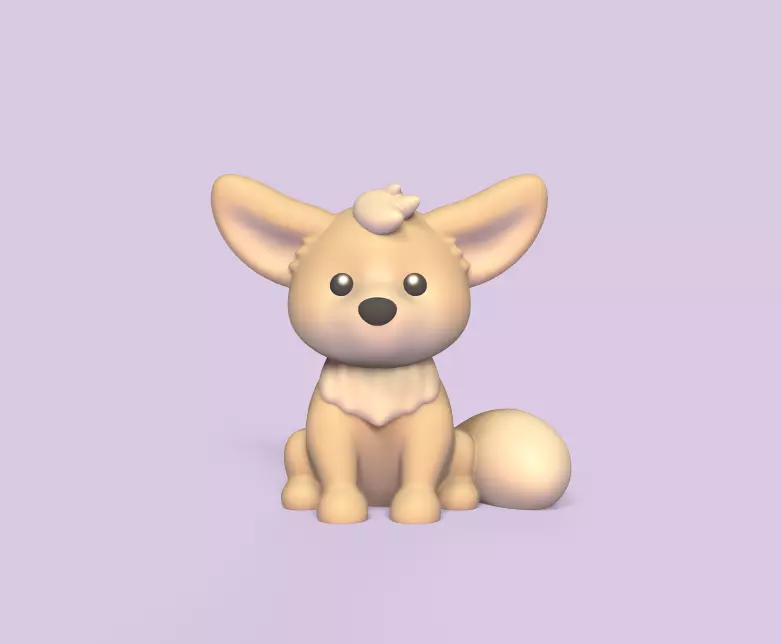 Fennec Fox 3D print model