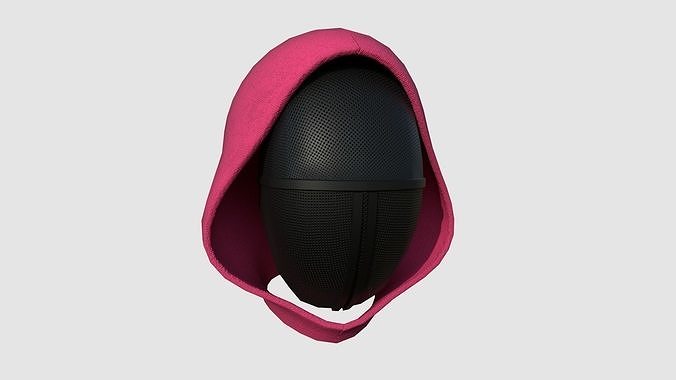 Squid Game Mask 04 No Symbol - Character Design Fashion Low-poly 3D model