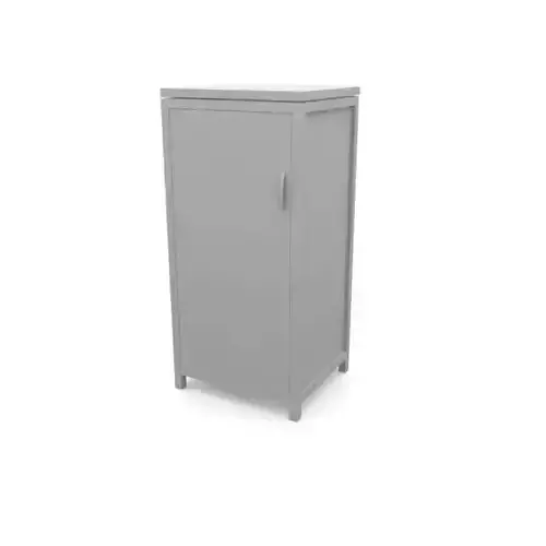 Rectangular Gray Refigerator