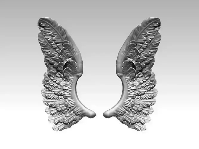 Wing Highpoly High Deatiled element part