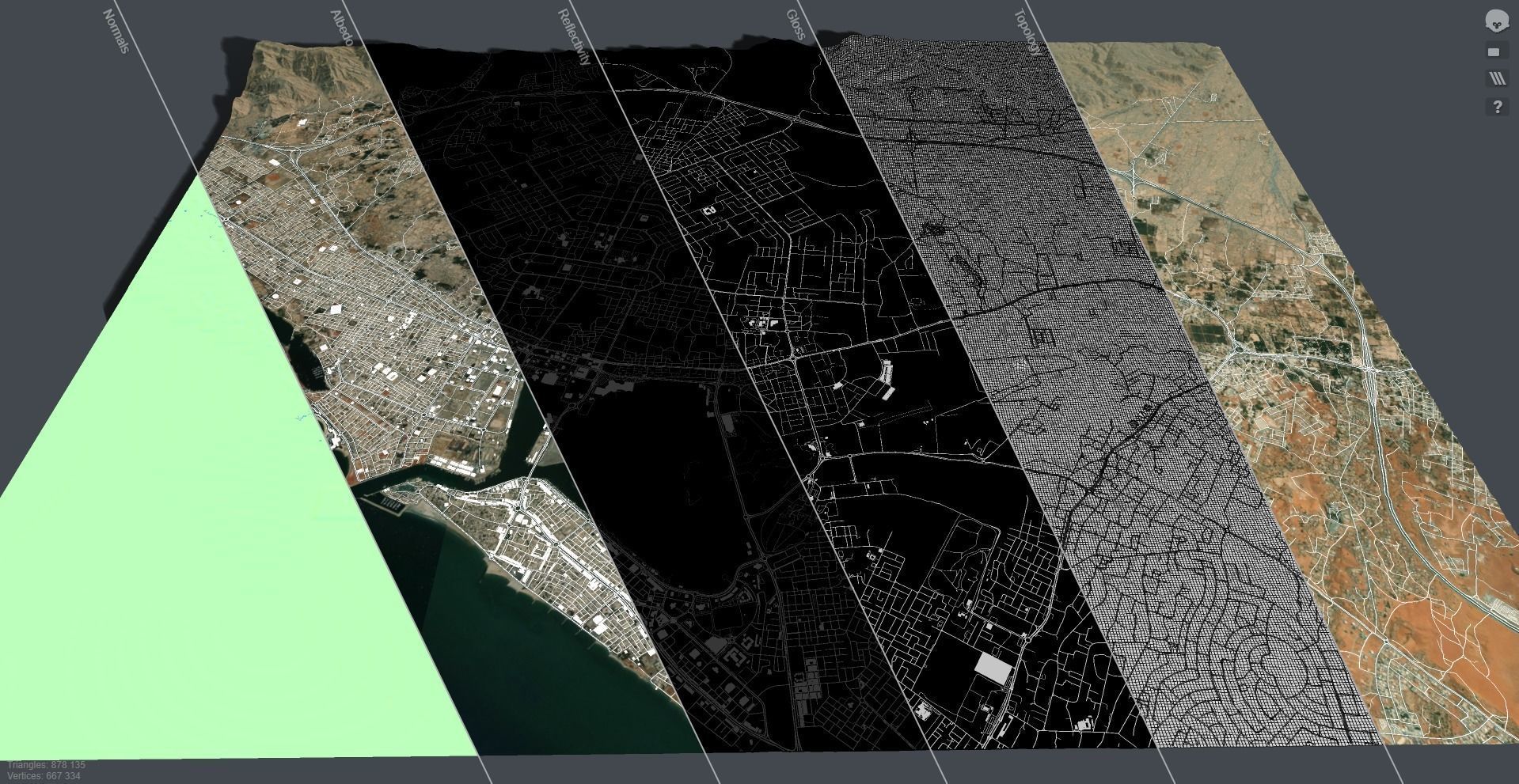 Cityscape Ras al-Khaimah United Arab Emirates 3D model_14