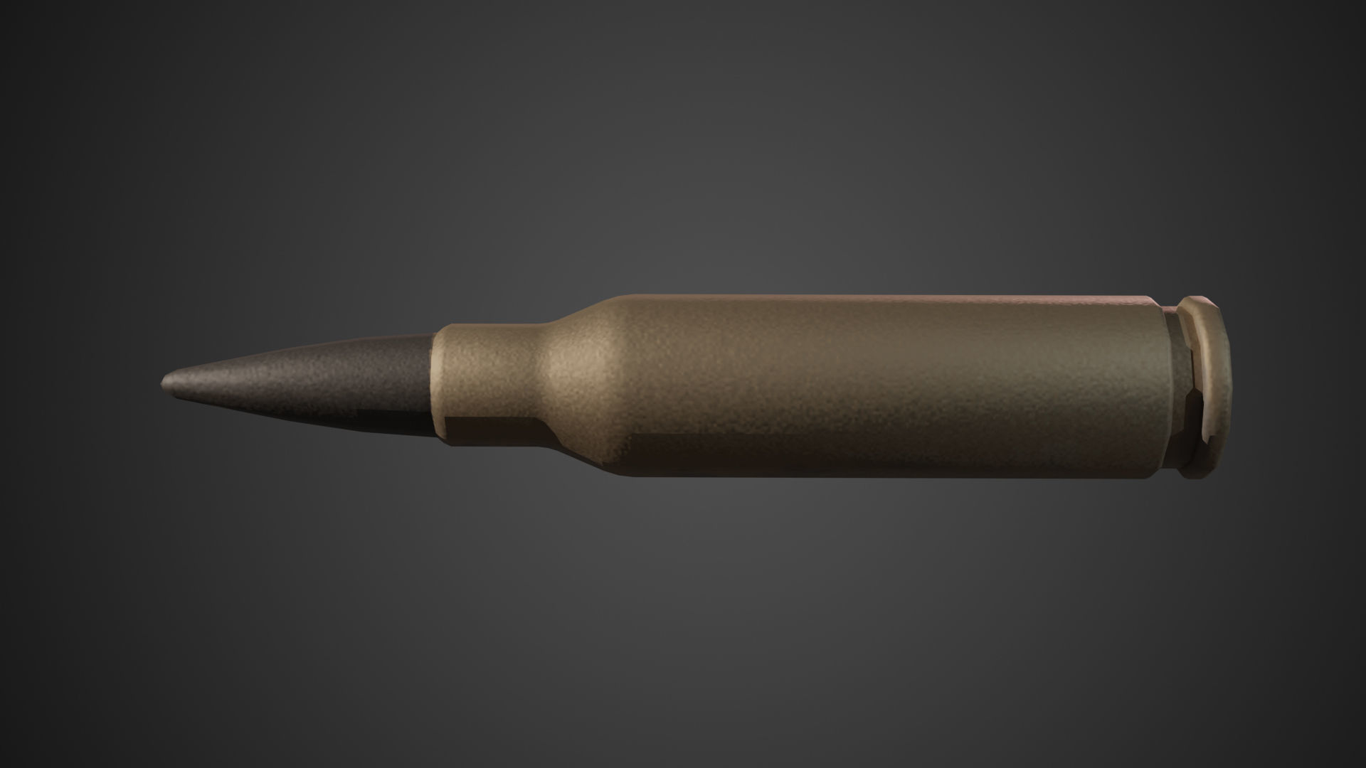 AN-94 Assault Riffle Low-poly 3D model_12