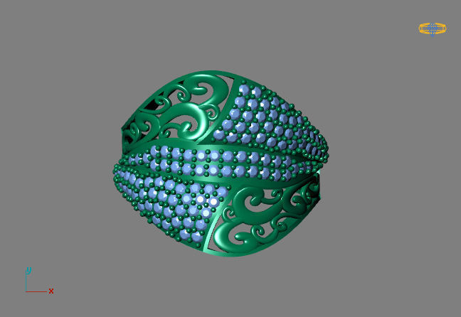 New Ring Models 76 3D print model_2