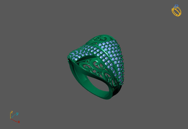 New Ring Models 76 3D print model_1