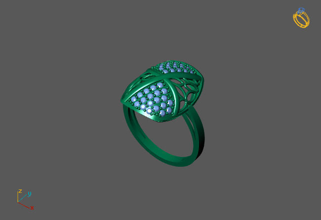 New Ring Models 75 3D print model_1