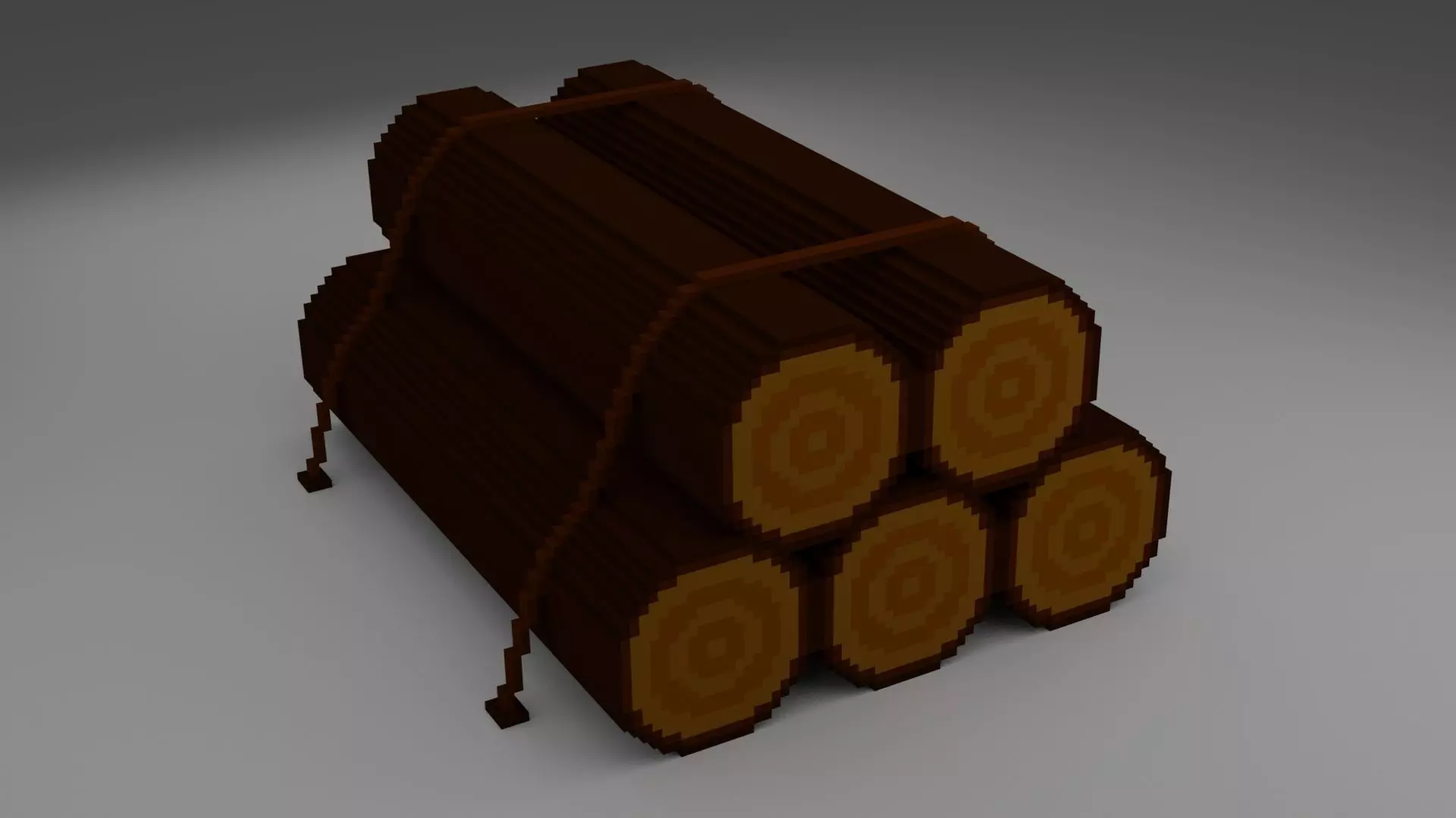 Voxel logs 3D model_0