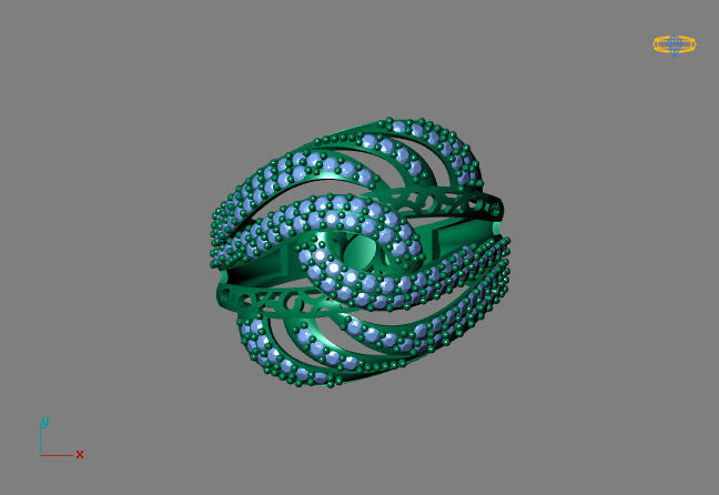 New Ring Models 60 3D print model_2