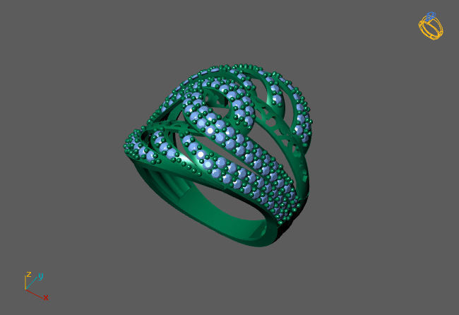 New Ring Models 60 3D print model_1