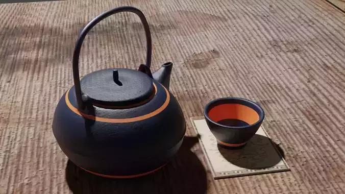 Teapot and Cup