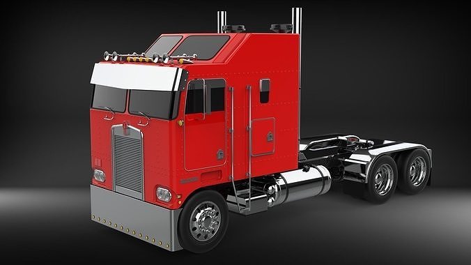 Kenworth K100 Sleeper Extended 3D model