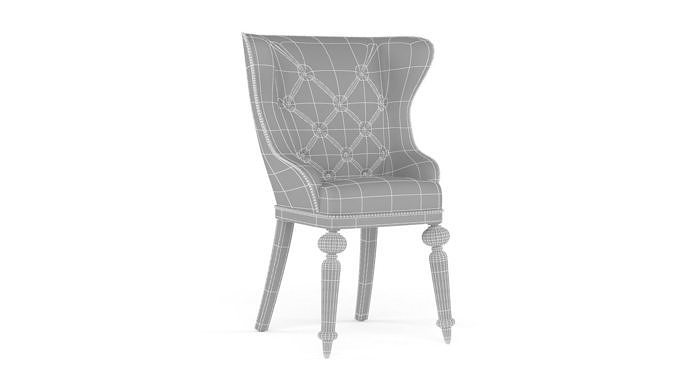 Classic Chair 3D model 7