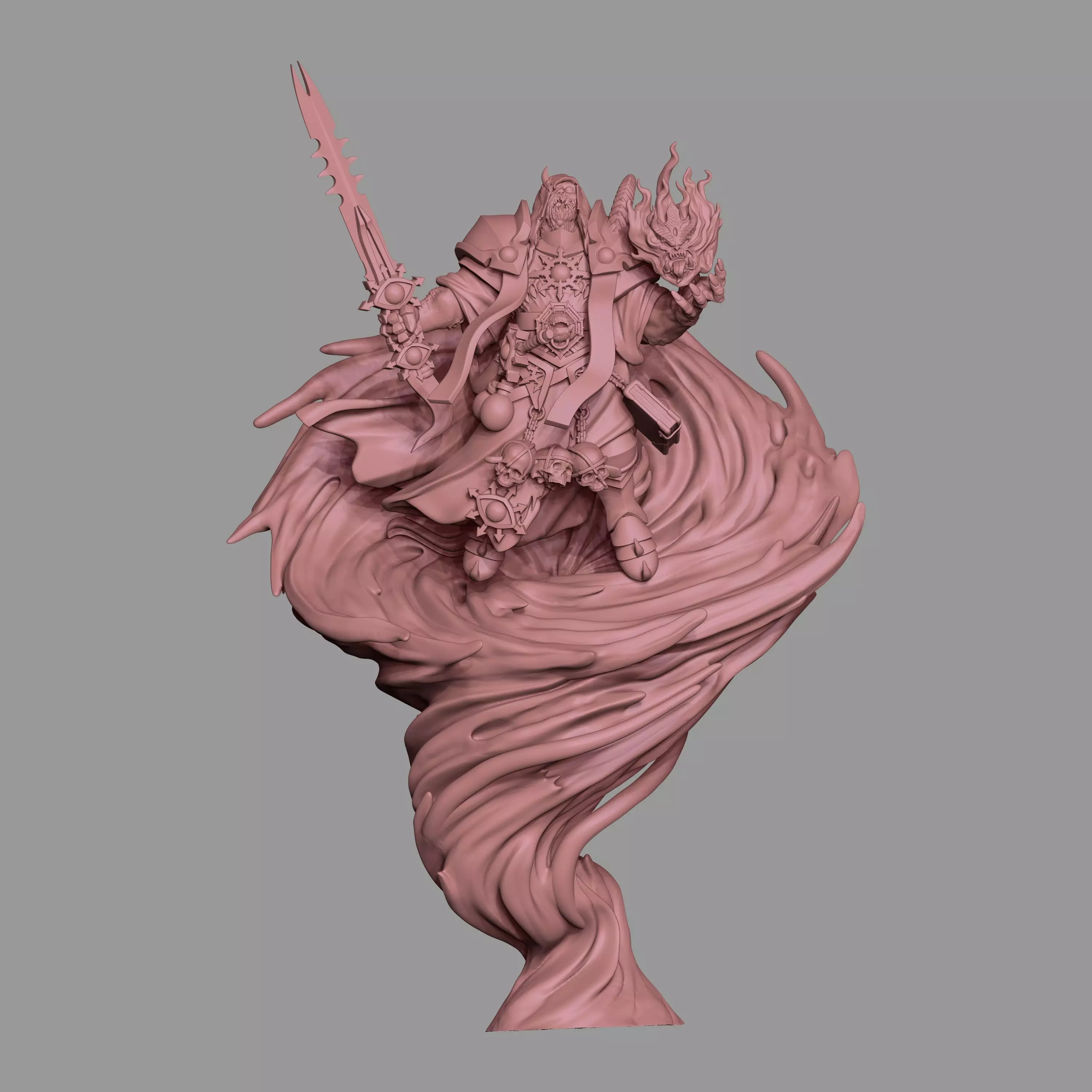 Asmoth statue 3D print model_0