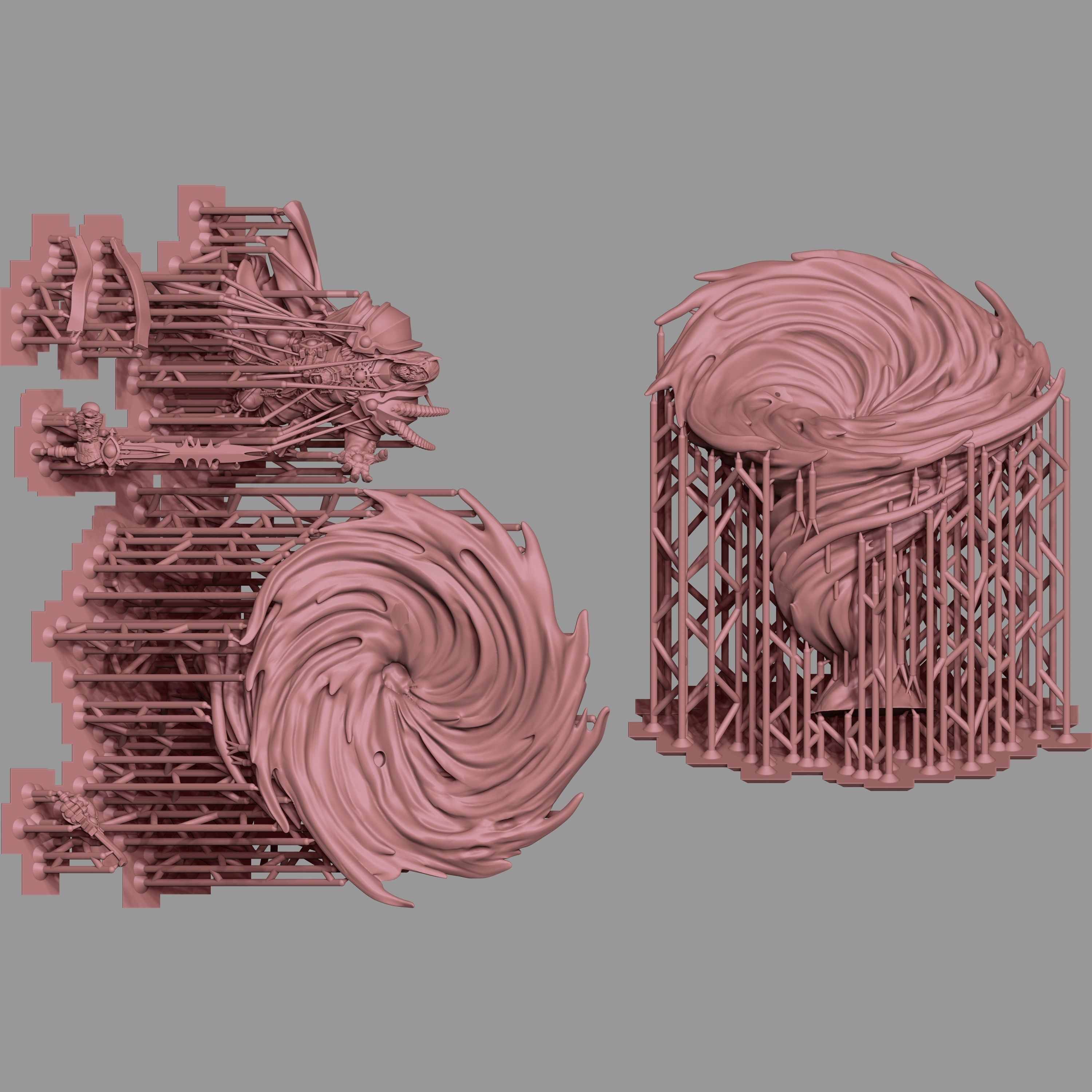 Asmoth statue 3D print model_2