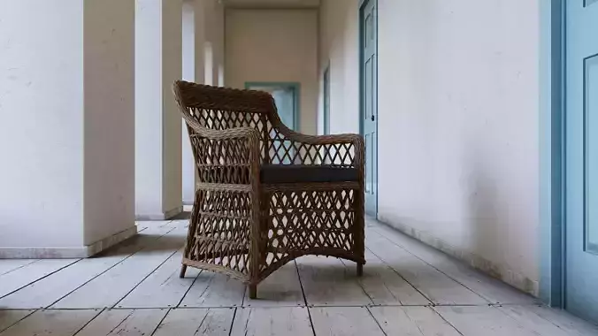 Classic Wicker Sofa