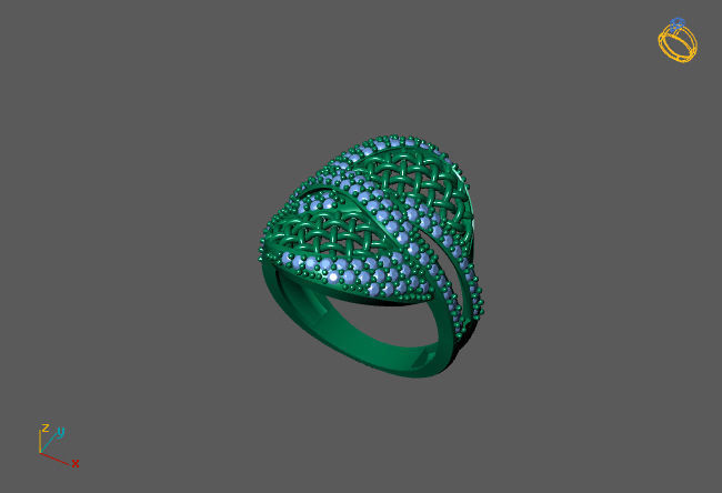 New Ring Models 110 3D print model_1