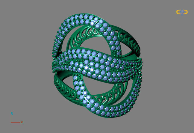 New Ring Models 108 3D print model_2