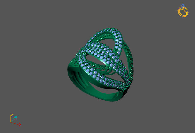 New Ring Models 108 3D print model_1