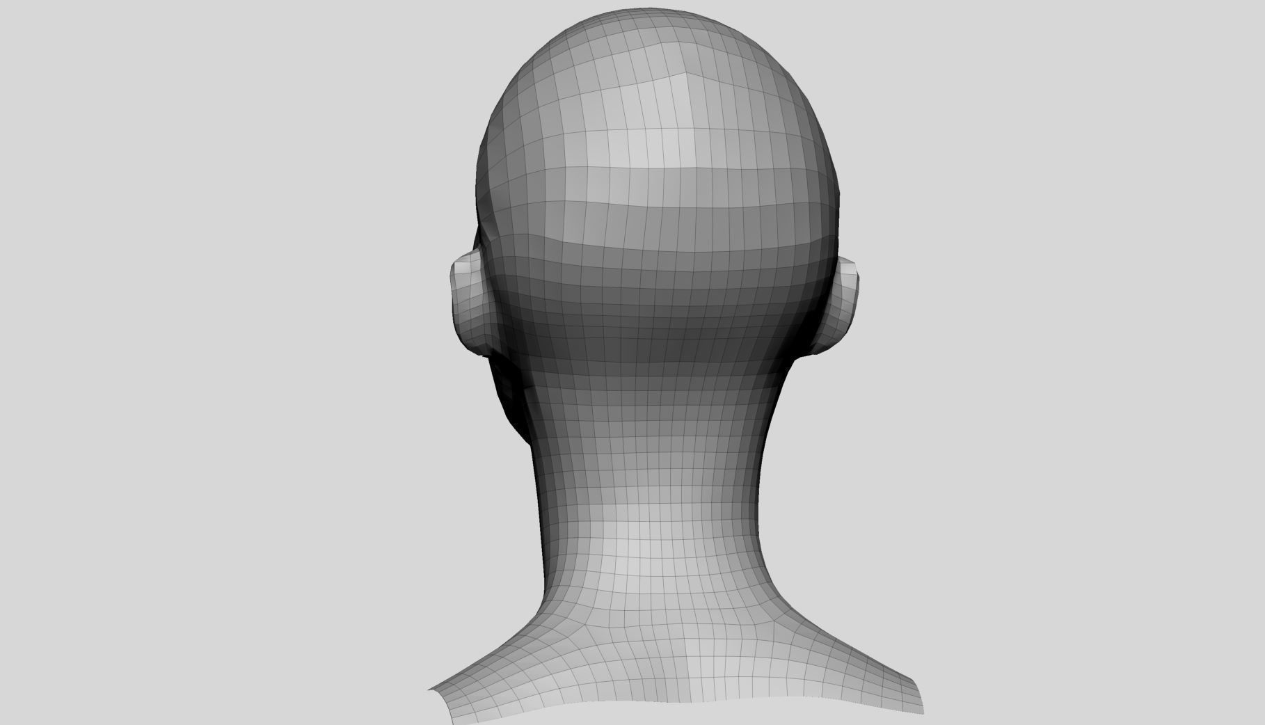 Base Head Topology 3D model_8