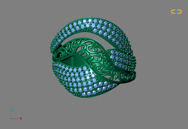New Ring Models 106 3D print model_2