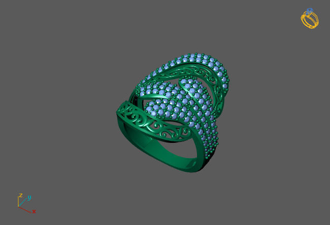New Ring Models 104 3D print model_1
