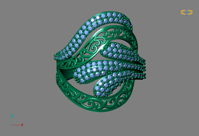 New Ring Models 104 3D print model_2