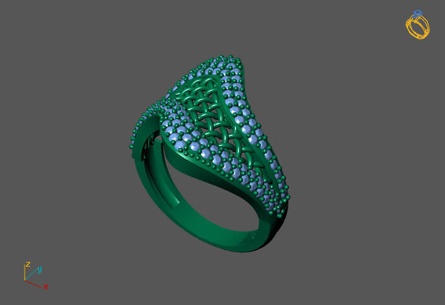 New Ring Models 124 3D print model_1