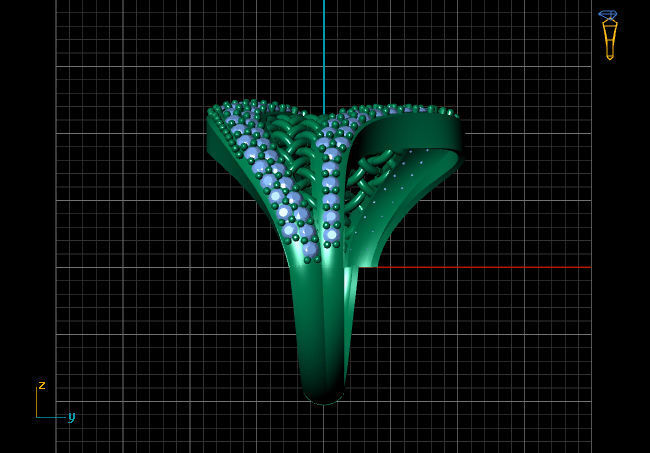 New Ring Models 124 3D print model_4