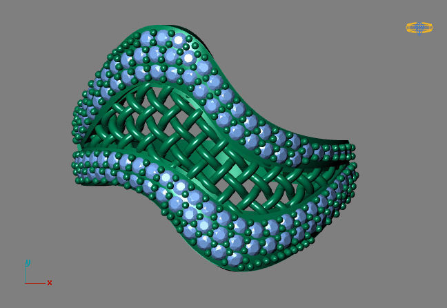 New Ring Models 124 3D print model_2