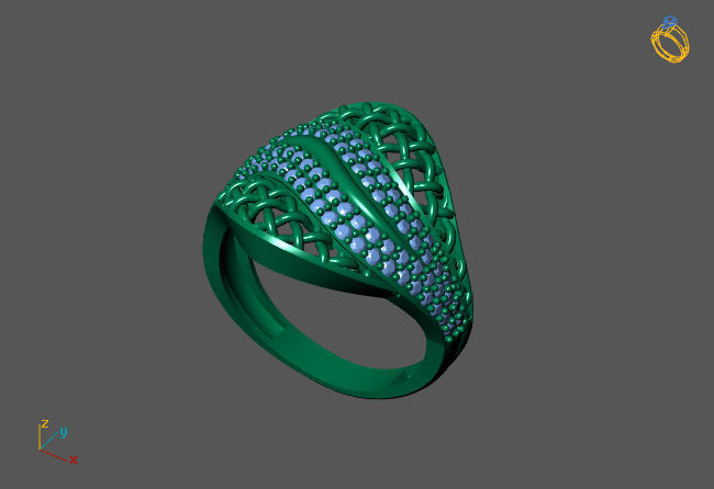 New Ring Models 122 3D print model_1