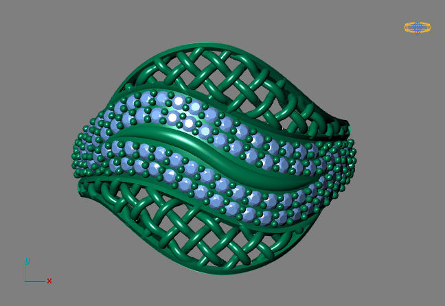 New Ring Models 122 3D print model_2