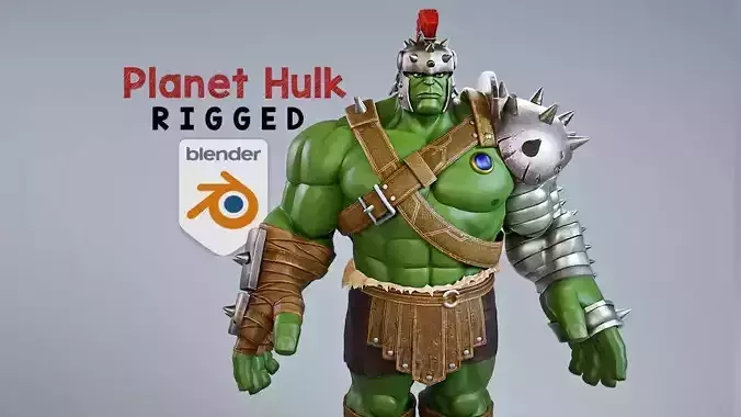 Planet Huk rigged