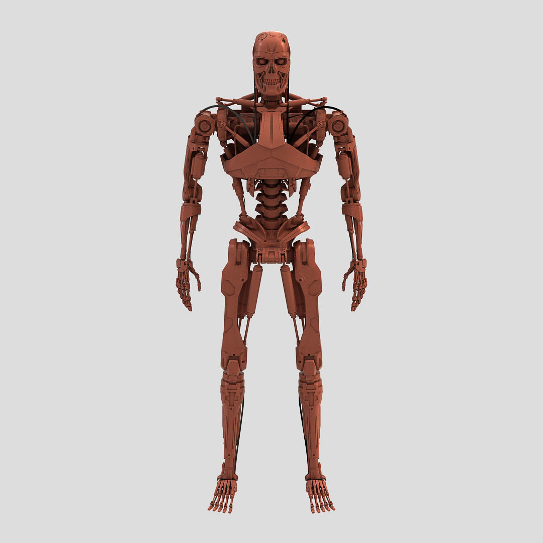 Terminator T-800 Genisys Endoskeleton 3D print model_1