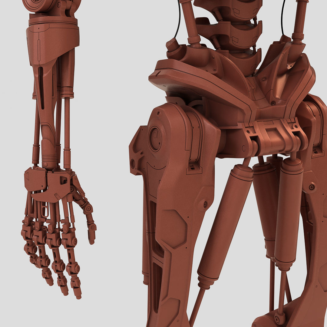 Terminator T-800 Genisys Endoskeleton 3D print model_20