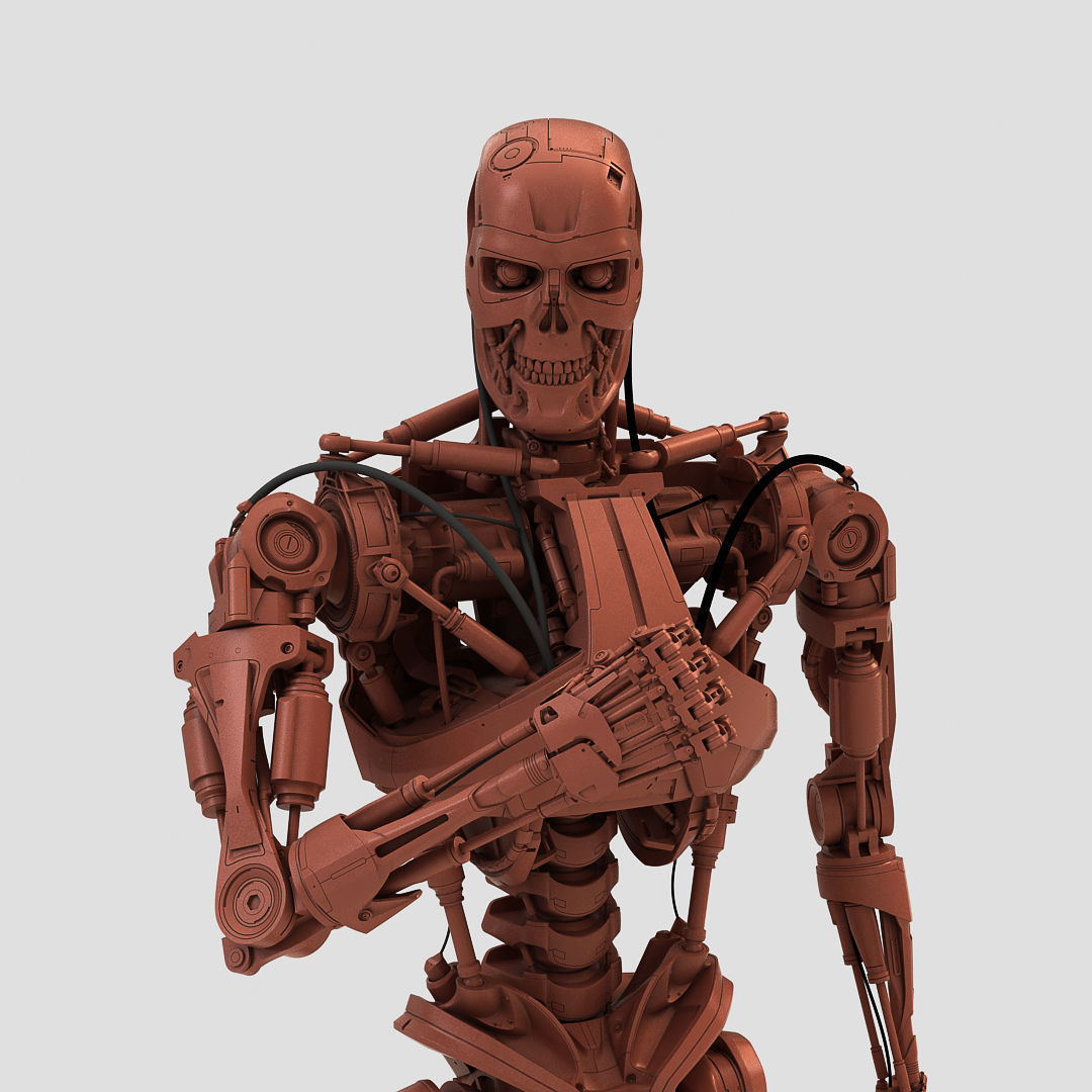 Terminator T-800 Genisys Endoskeleton 3D print model_40