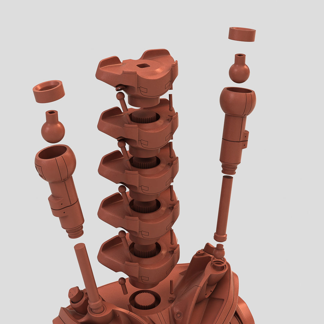 Terminator T-800 Genisys Endoskeleton 3D print model_35