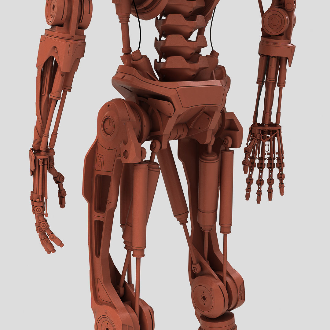 Terminator T-800 Genisys Endoskeleton 3D print model_11