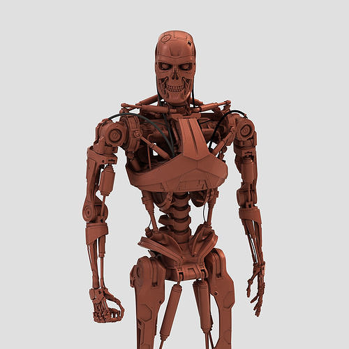 Terminator T-800 Genisys Endoskeleton 3D print model