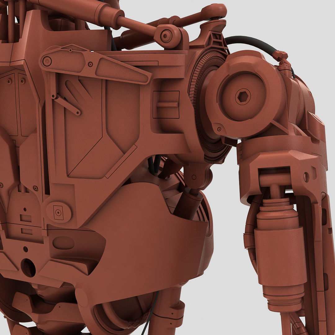 Terminator T-800 Genisys Endoskeleton 3D print model_17