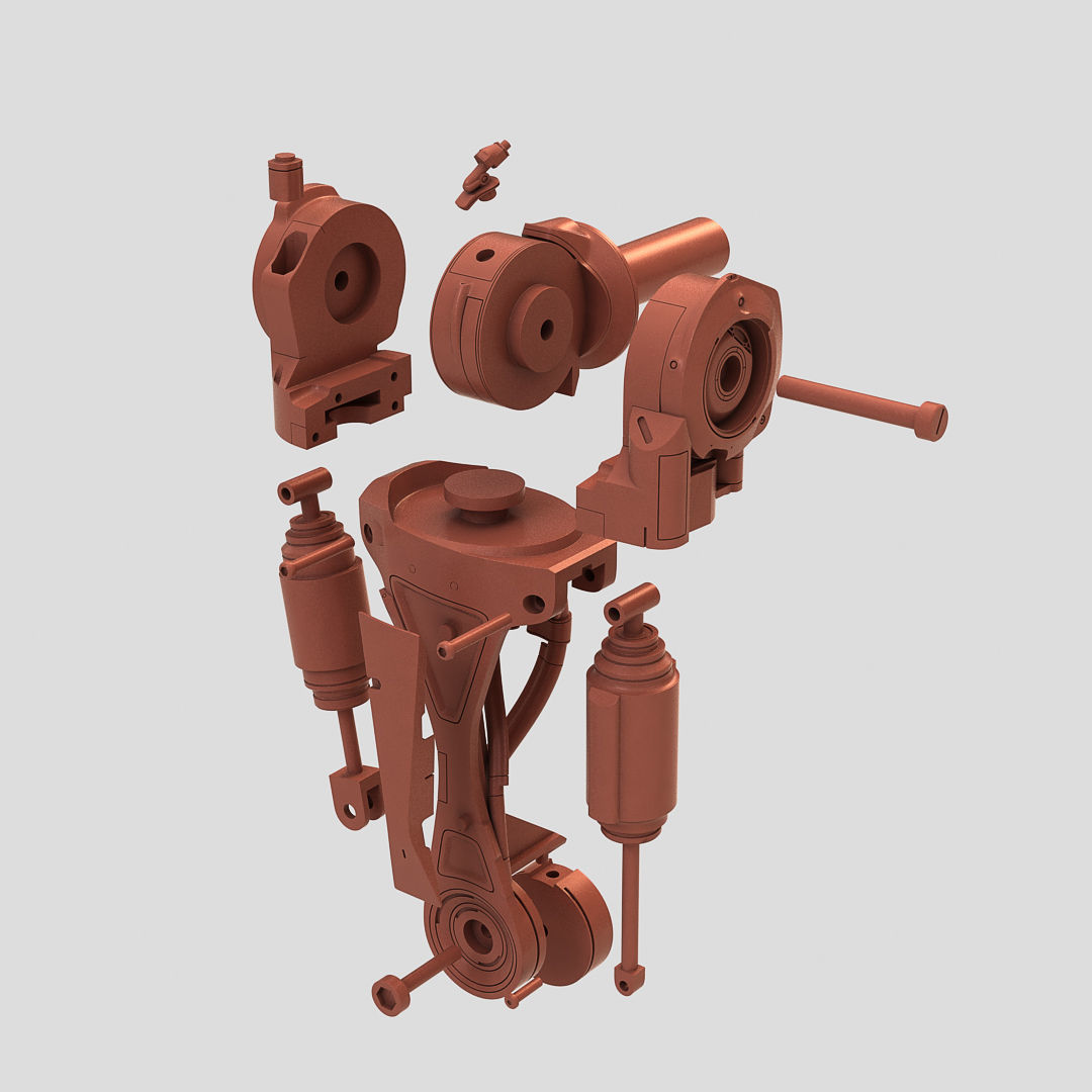 Terminator T-800 Genisys Endoskeleton 3D print model_31