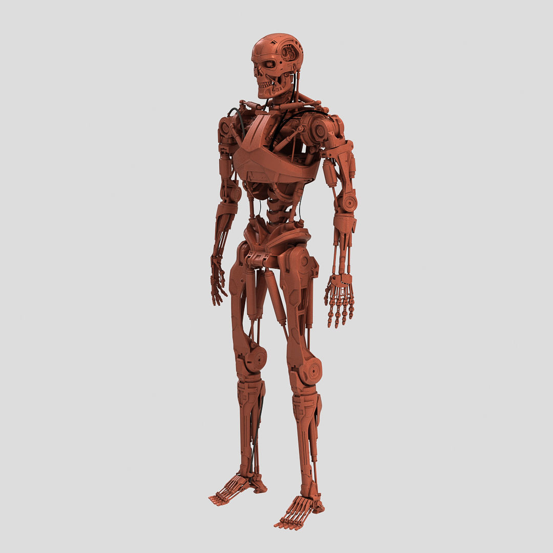 Terminator T-800 Genisys Endoskeleton 3D print model_2