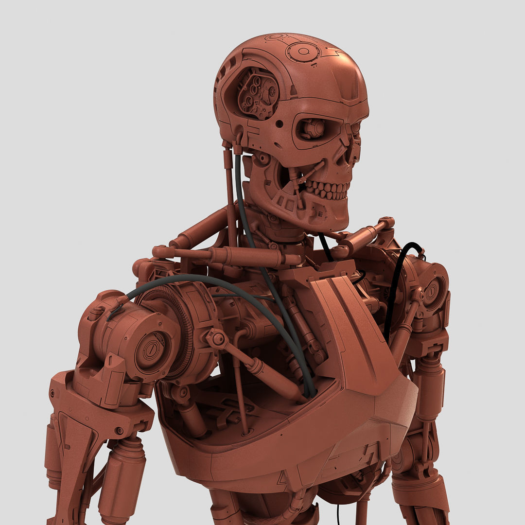 Terminator T-800 Genisys Endoskeleton 3D print model_7