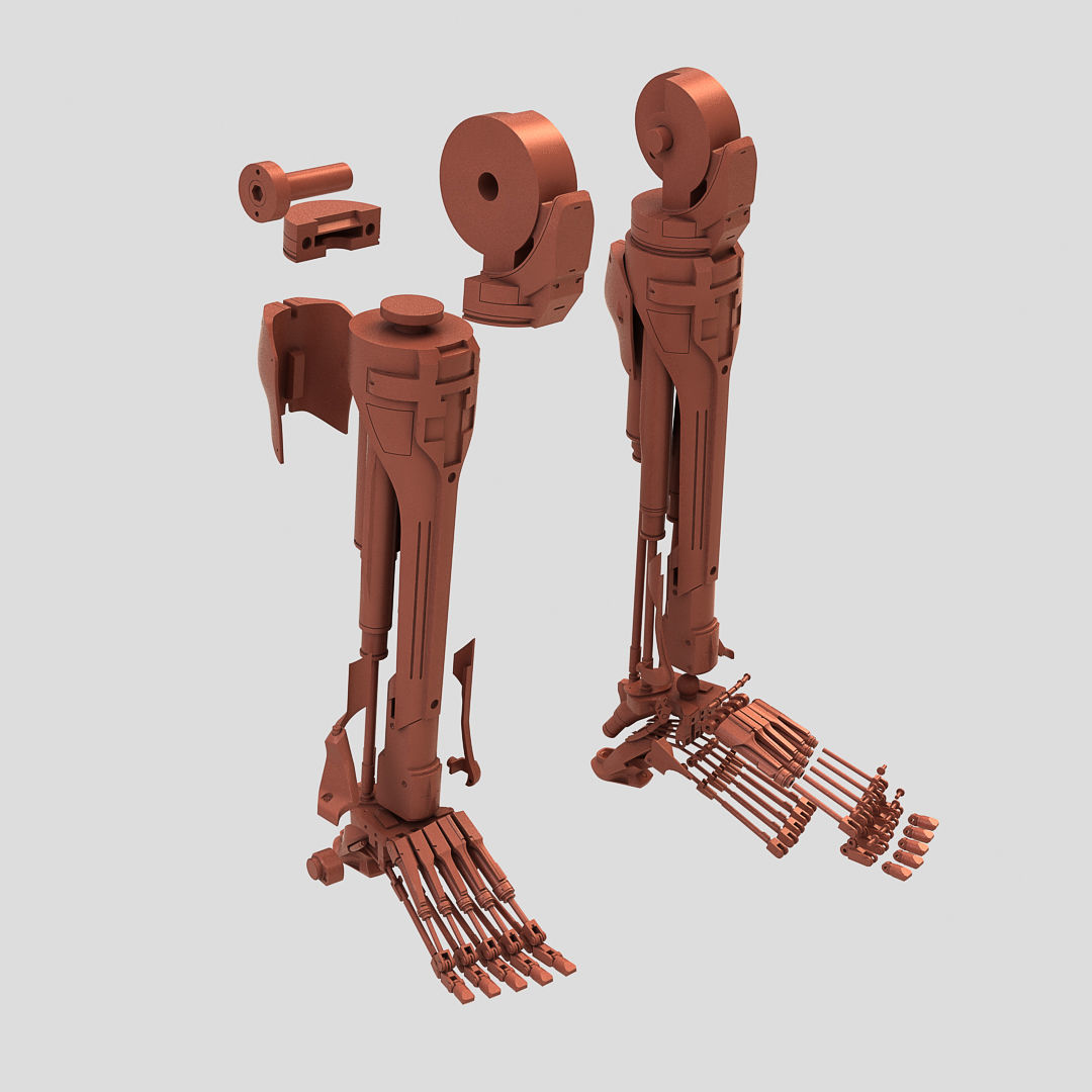 Terminator T-800 Genisys Endoskeleton 3D print model_38