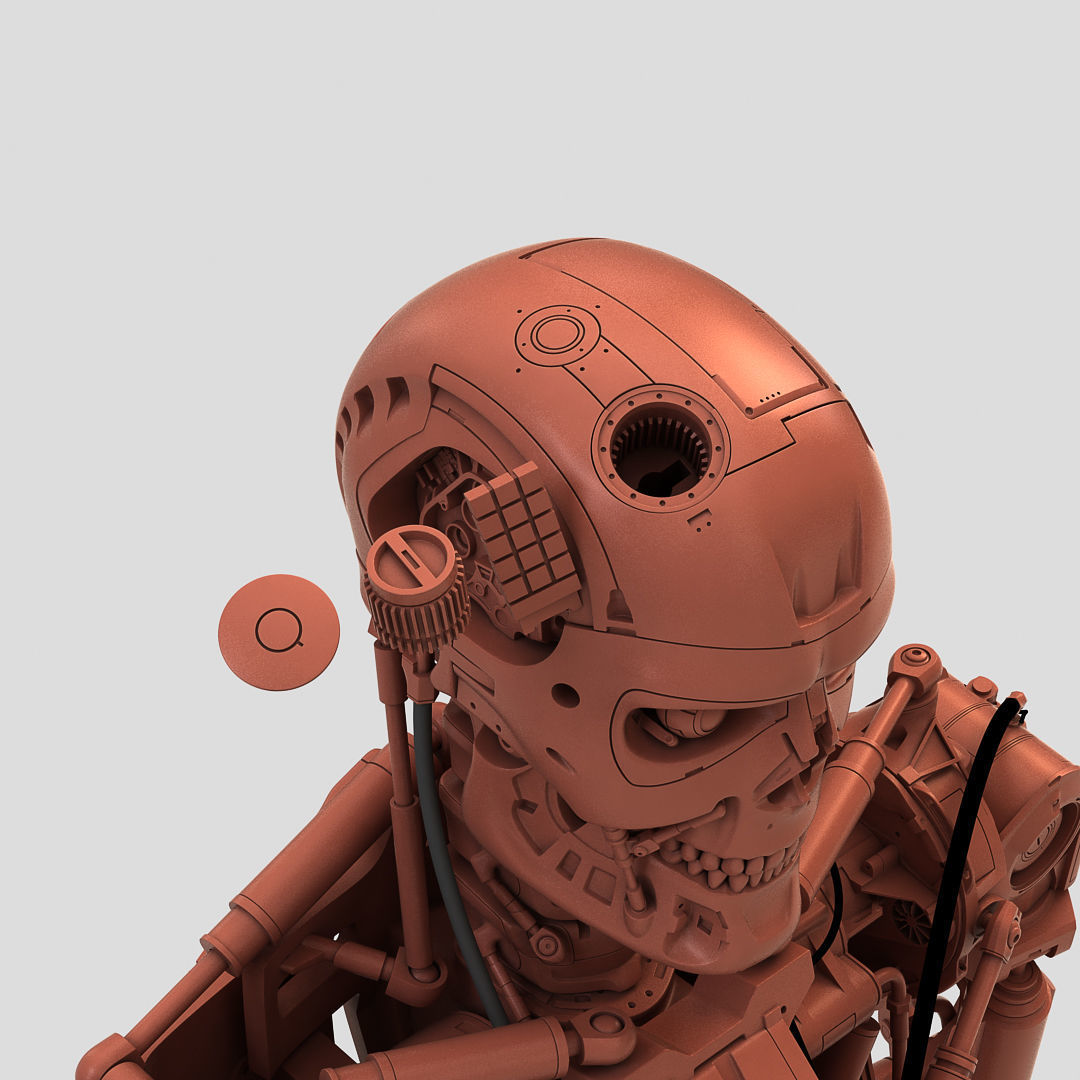 Terminator T-800 Genisys Endoskeleton 3D print model_24