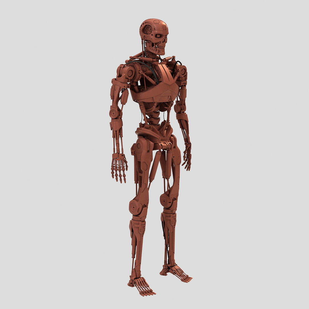 Terminator T-800 Genisys Endoskeleton 3D print model_6