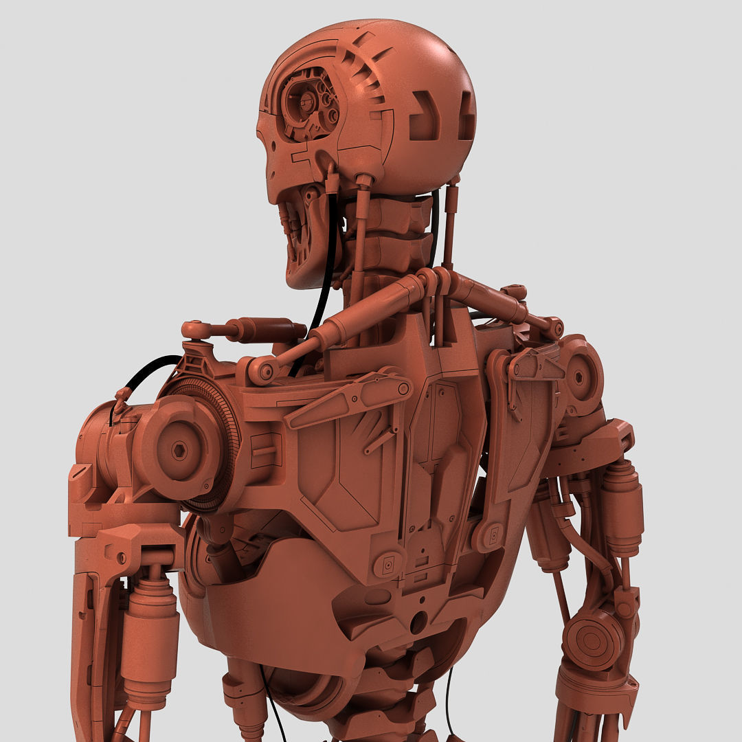 Terminator T-800 Genisys Endoskeleton 3D print model_10